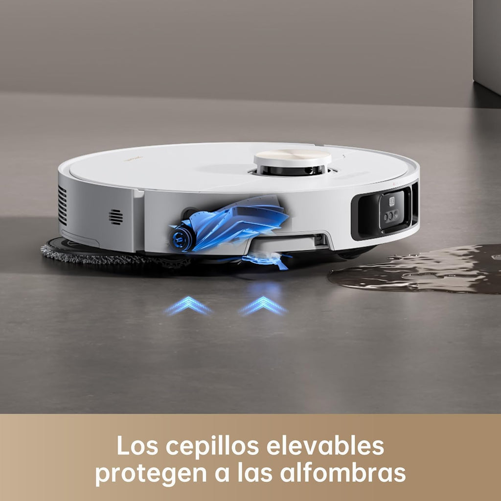 Dreame – X40 Ultra Complete Robot aspirador y fregasuelos blanco con base automática y navegación inteligente para hogar