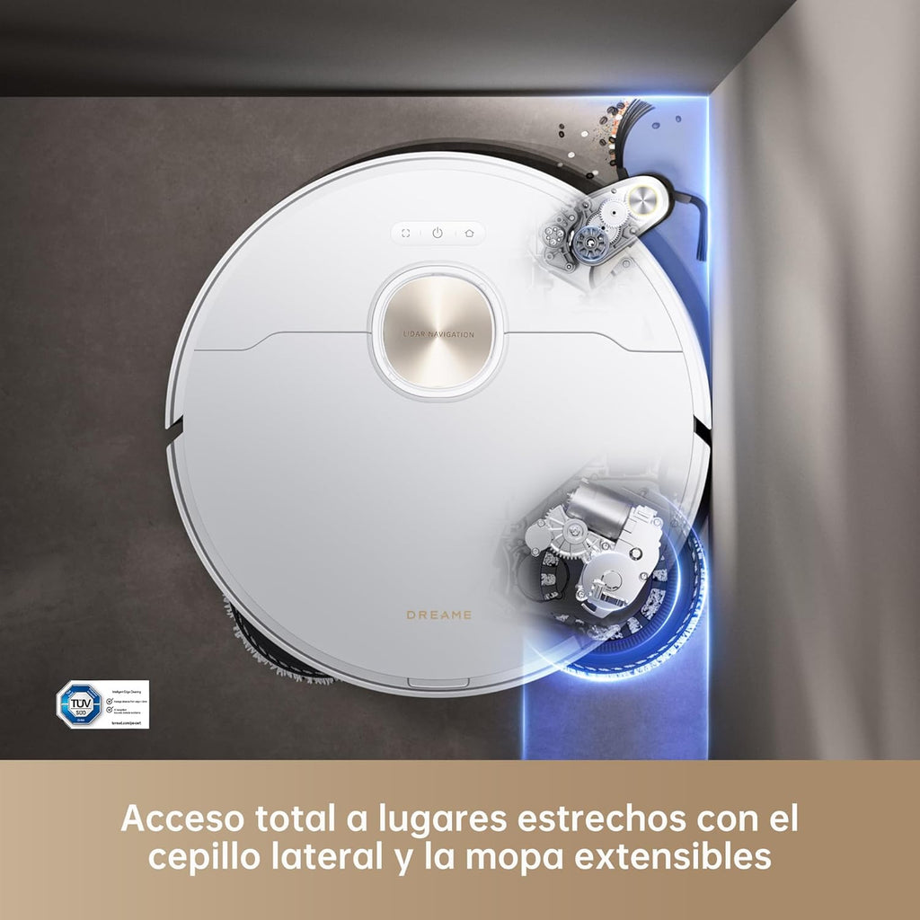 Dreame – X40 Ultra Complete Robot aspirador y fregasuelos negro con base automática y navegación inteligente para hogar