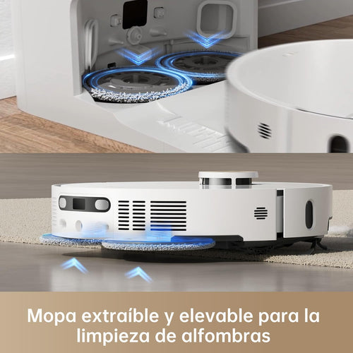 Dreame – X40 Ultra Complete Robot aspirador y fregasuelos negro con base automática y navegación inteligente para hogar