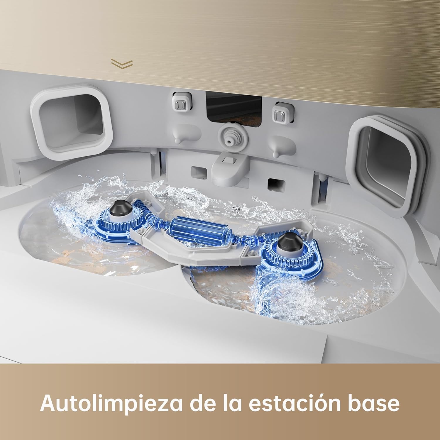 Dreame – X40 Ultra Complete Robot aspirador y fregasuelos blanco con base automática y navegación inteligente para hogar