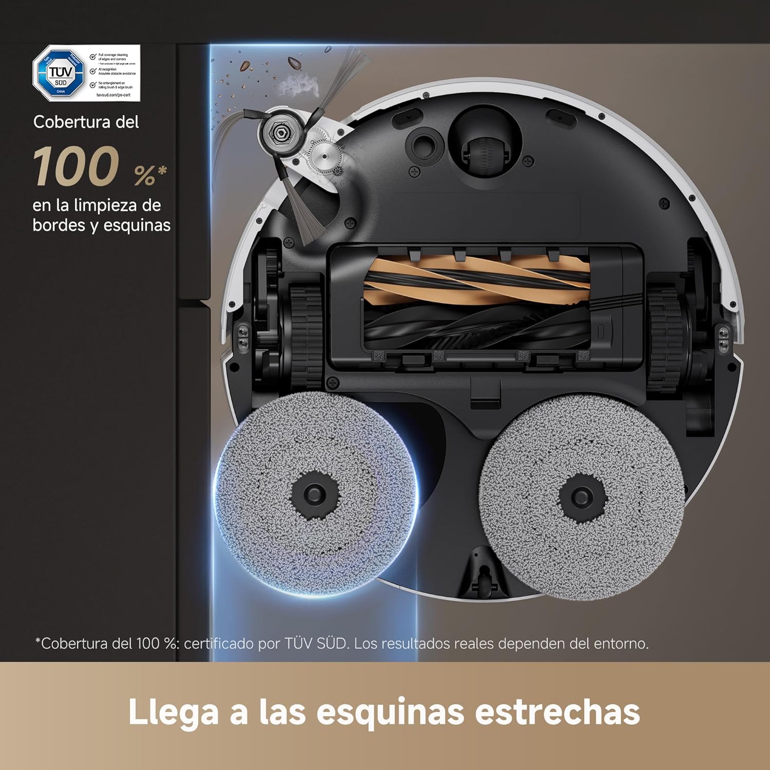 Dreame – X50 Ultra Complete Robot aspirador y fregasuelos blanco con base automática para hogar