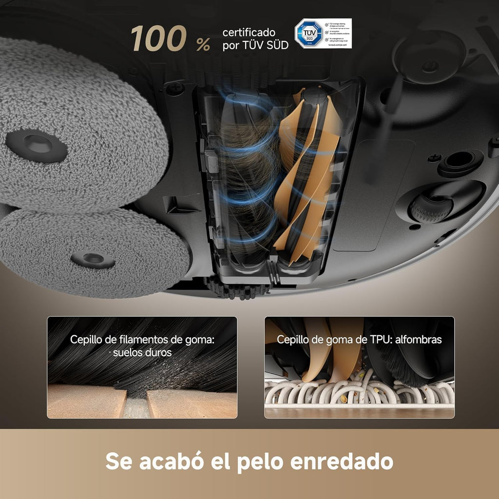 Dreame – X50 Ultra Complete Robot aspirador y fregasuelos blanco con base automática para hogar