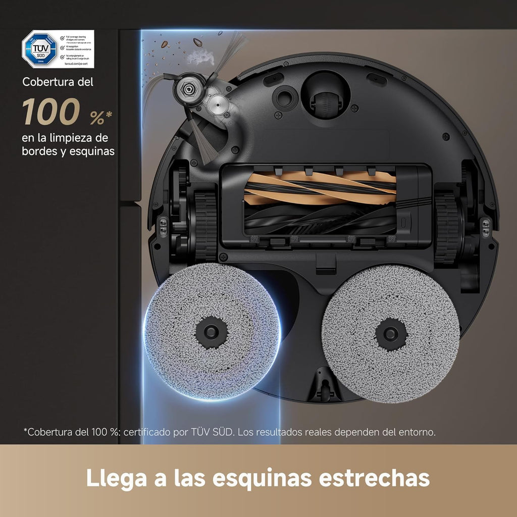 Dreame – X50 Ultra Complete Robot aspirador y fregasuelos negro con base automática para hogar